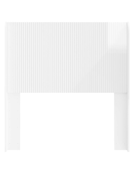 Testiera Letto Bianco Lucido Legno ingegnerizzato