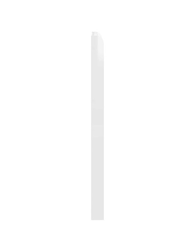 Testiera Letto Bianco Lucido Legno ingegnerizzato