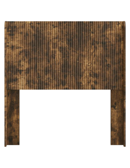 Testiera Letto Rovere Fumo Legno ingegnerizzato