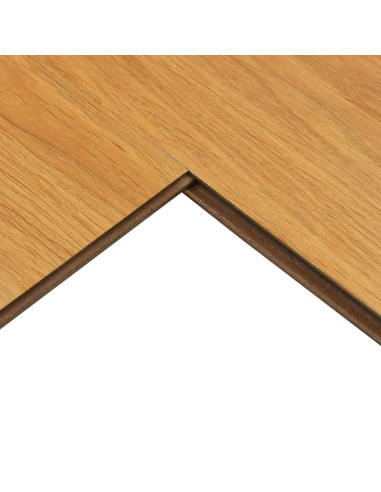 Pavimento in laminato 15 pcs Castagno Caldo 101 x 20 x 0,8 cm