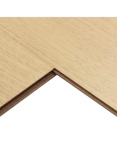 Pavimento in laminato 15 pcs Acero Chiaro 101 x 20 x 0,8 cm