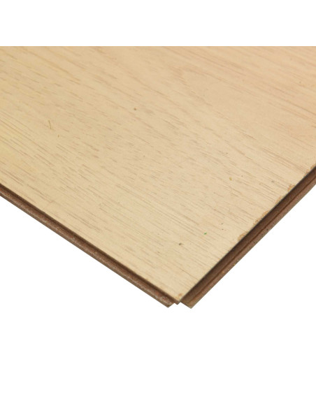 Pavimento in laminato 15 pcs Acero Chiaro 101 x 20 x 0,8 cm