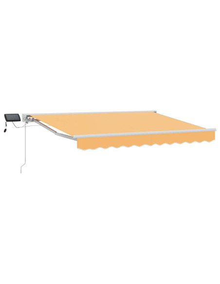 Cornice per Tenda Manuale con LED Sabbia 5 x 3 m