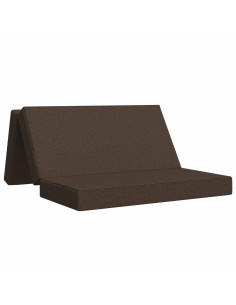 Divano Letto Pieghevole 140 x 67 x 45 cm Tortora
