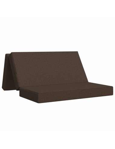 Divano Letto Pieghevole 140 x 67 x 45 cm Tortora