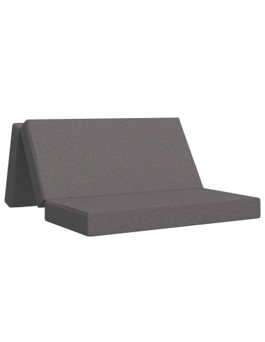 Divano Letto Pieghevole 160 x 67 x 45 cm Grigio Chiaro