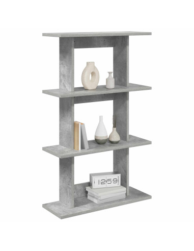 Scaffale da parete A parete Grigio 56 x 20 x 90 cm