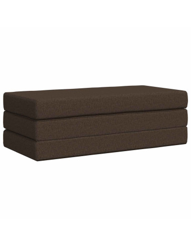 Divano Letto Pieghevole 140 x 67 x 45 cm Tortora