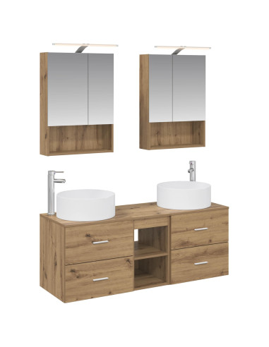 Set di mobili per il bagno 5 pcs Rovere Artigianale