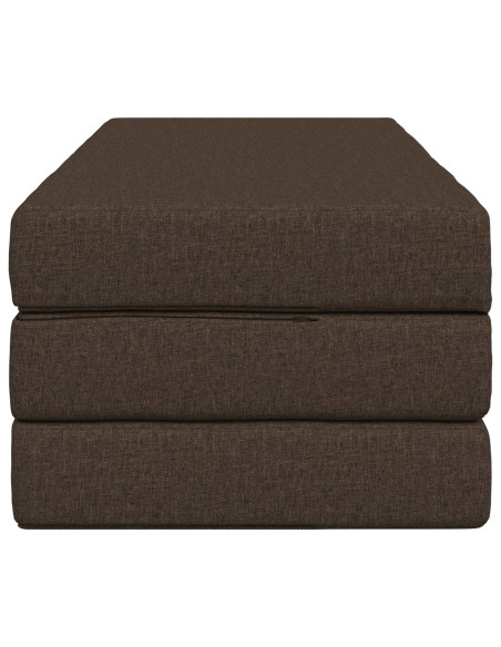 Divano Letto Pieghevole 140 x 67 x 45 cm Tortora