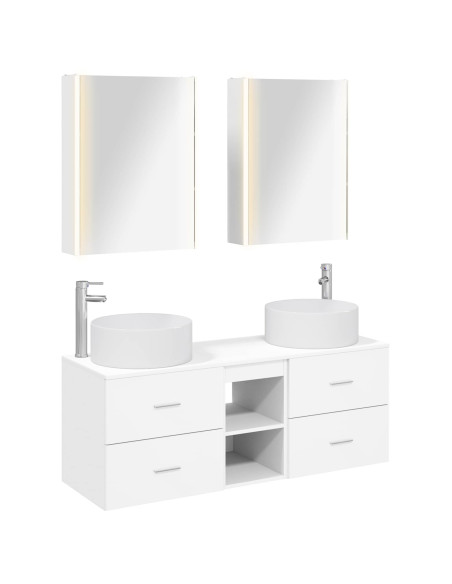 Set di mobili per il bagno 5 pcs Bianco