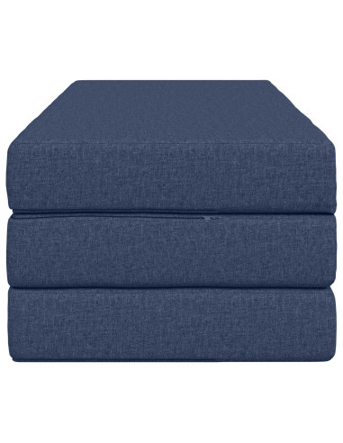 Divano Letto Pieghevole 140 x 67 x 45 cm Blu