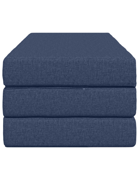 Divano Letto Pieghevole 140 x 67 x 45 cm Blu