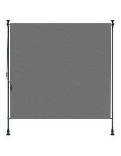 Tenda a Rullo Esterna Grigio Chiaro 120 x 270 cm 2