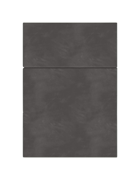 Divano Letto Pieghevole 140 x 67 x 45 cm Grigio Scuro