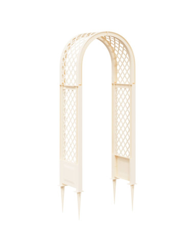 Arco di rose con punte Bianco 97 x 43 x 218 cm PP