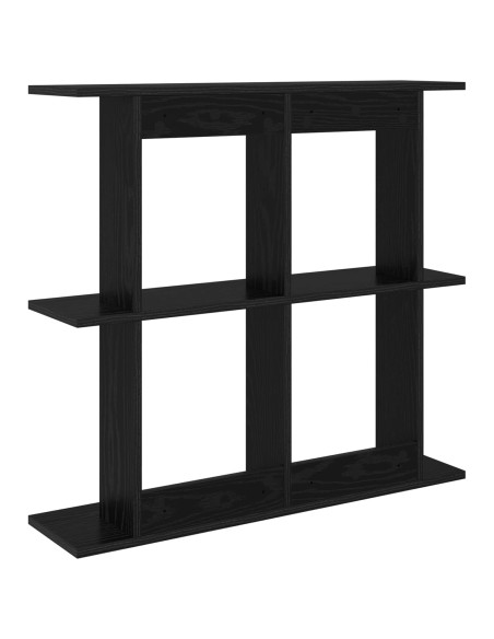Scaffale da parete A parete Nero 80 x 20 x 75 cm