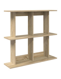Scaffale da parete A parete Marrone 80 x 20 x 75 cm 2