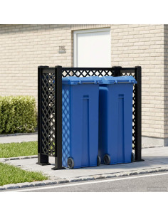 Trellis per Cestino Antracite 123 x 47 x 114 cm PP