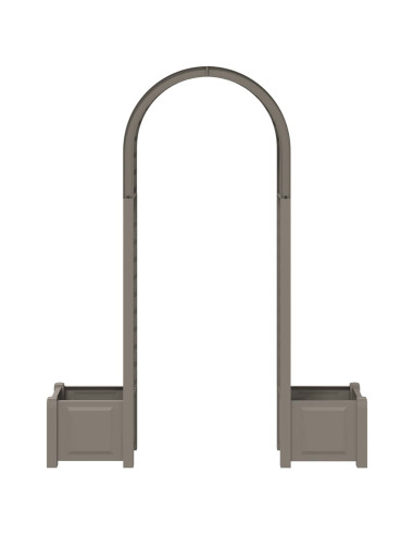 Arco di Rose con Vaso Grigio 168,5 x 43 x 207 cm PP