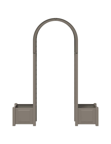 Arco di Rose con Vaso Grigio 168,5 x 43 x 207 cm PP
