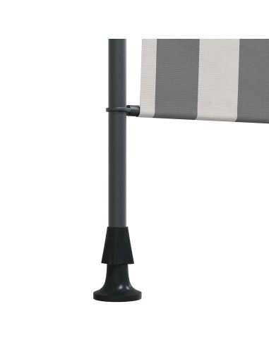 Tenda a Rullo Esterna Antracite e Bianco 120 x 270 cm
