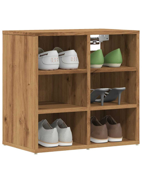 Scarpiera Rovere Artigianale 52x30x50 cm