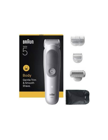 Braun Regolabarba Body Groomeer Uomo BG 5550 Impermeabile + Accessori