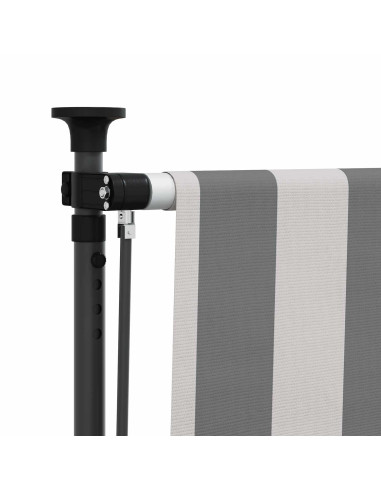 Tenda a Rullo Esterna Antracite e Bianco 150 x 270 cm