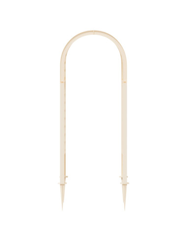 Arco di rose con punte Bianco 97 x 43 x 218 cm PP
