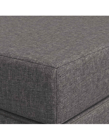 Divano Letto Pieghevole 160 x 67 x 45 cm Grigio Chiaro