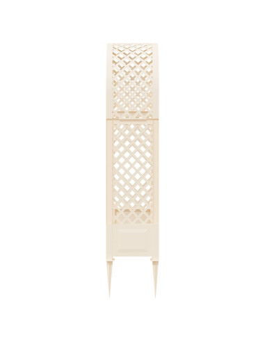 Arco di rose con punte Bianco 97 x 43 x 218 cm PP