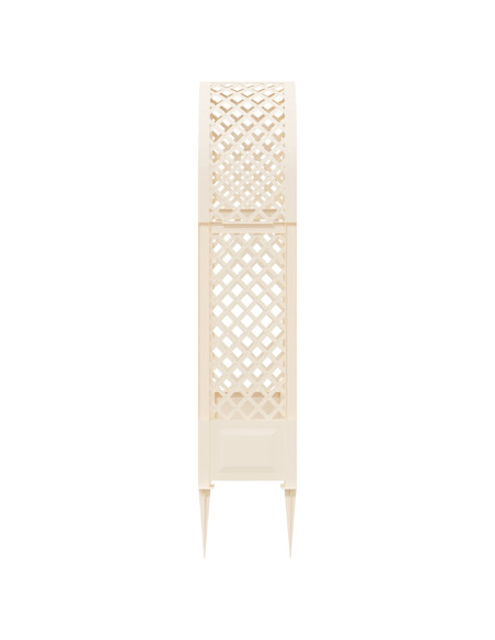 Arco di rose con punte Bianco 97 x 43 x 218 cm PP