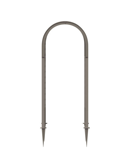 Arco di rose con punte Grigio 97 x 43 x 218 cm PP