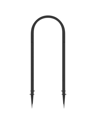 Arco di rose con punte Antracite 97 x 43 x 218 cm PP
