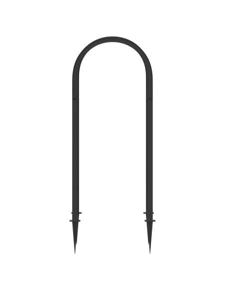 Arco di rose con punte Antracite 97 x 43 x 218 cm PP
