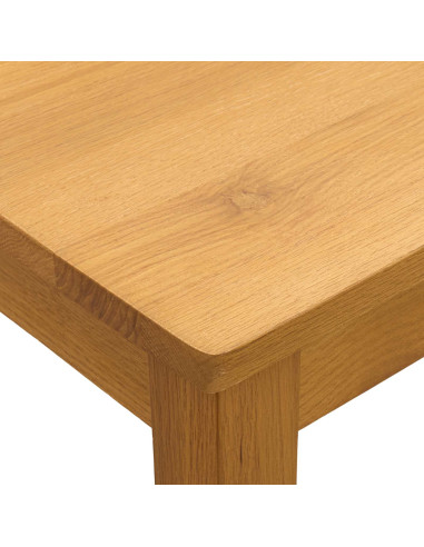 Tavolo da pranzo 110 x 75 x 75 cm Legno di Quercia Massello