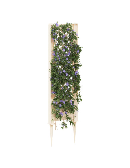Trellis con Punta Bianco 43 x 6 x 165 cm PP