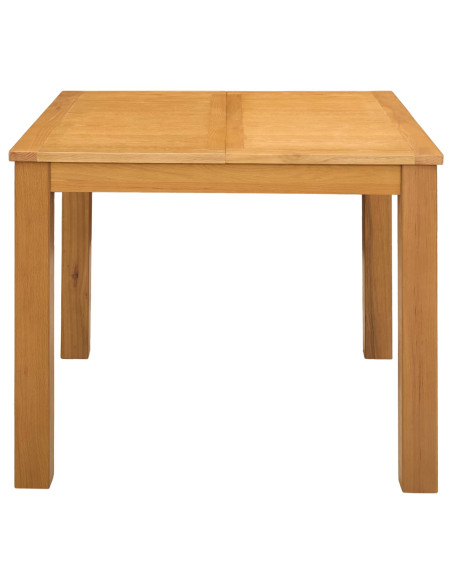 Tavolo da pranzo 90 x 90 x 75 cm Legno di Quercia Massello