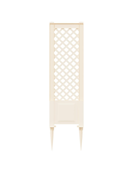 Trellis con Punta Bianco 43 x 6 x 165 cm PP