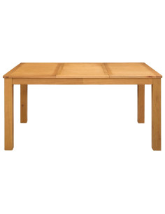 Tavolo da pranzo 150 x 85 x 75 cm Legno di Quercia Massello 2