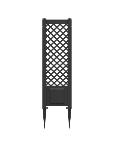 Trellis con Punta Antracite 43 x 6 x 165 cm PP