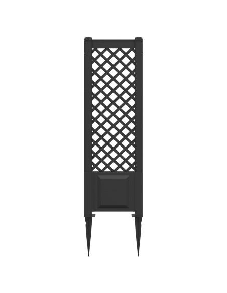 Trellis con Punta Antracite 43 x 6 x 165 cm PP