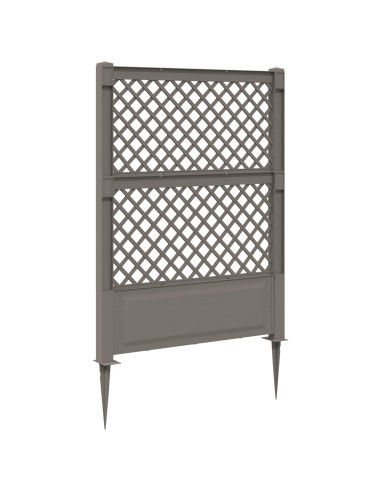 Trellis con Punta Grigio 99 x 6 x 165 cm PP