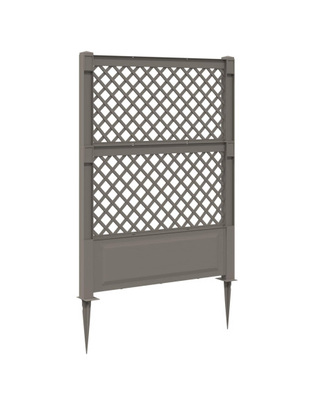 Trellis con Punta Grigio 99 x 6 x 165 cm PP