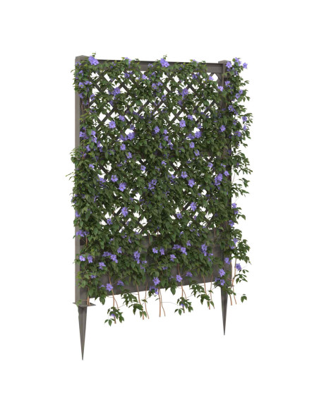 Trellis con Punta Grigio 99 x 6 x 165 cm PP