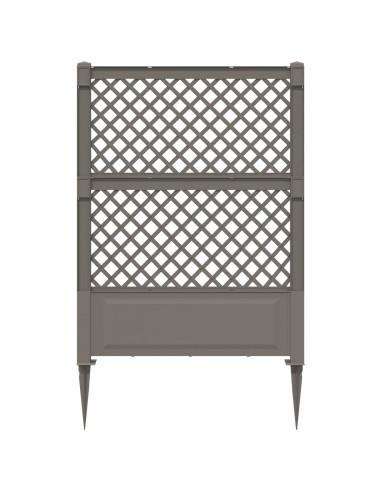 Trellis con Punta Grigio 99 x 6 x 165 cm PP