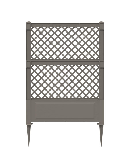 Trellis con Punta Grigio 99 x 6 x 165 cm PP