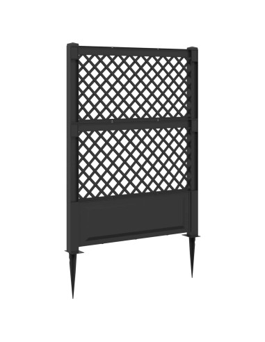Trellis con Punta Antracite 99 x 6 x 165 cm PP