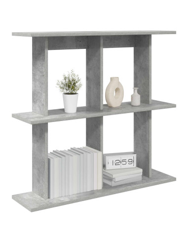 Scaffale da parete A parete Grigio 100 x 20 x 75 cm